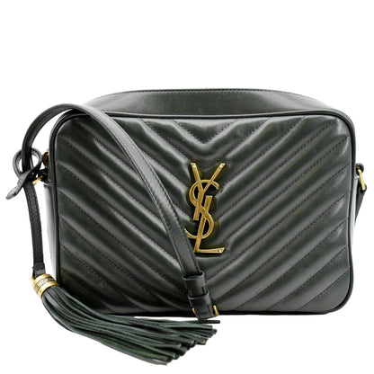 Saint Laurent Lou Leather Red Crossbody Style 8