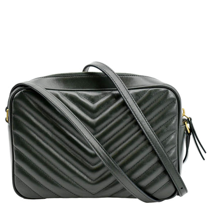 Saint Laurent Lou Leather Red Crossbody Style 8