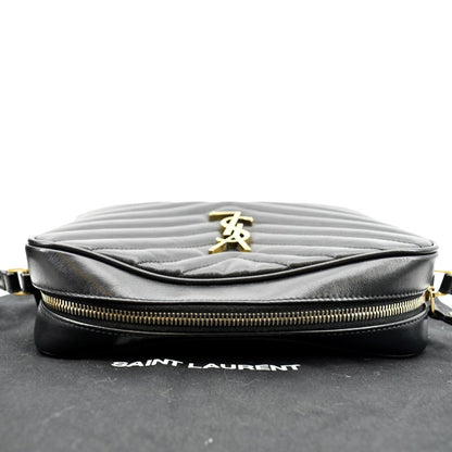 Saint Laurent Lou Leather Black Crossbody Style 21