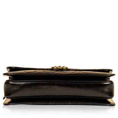 Chanel Classic Flap Caviar Black Shoulder Bag Style 145