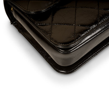 Chanel Classic Flap Caviar Black Shoulder Bag Style 145