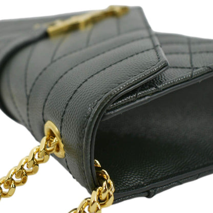 Saint Laurent Envelope Leather Red Shoulder Bag Style 12