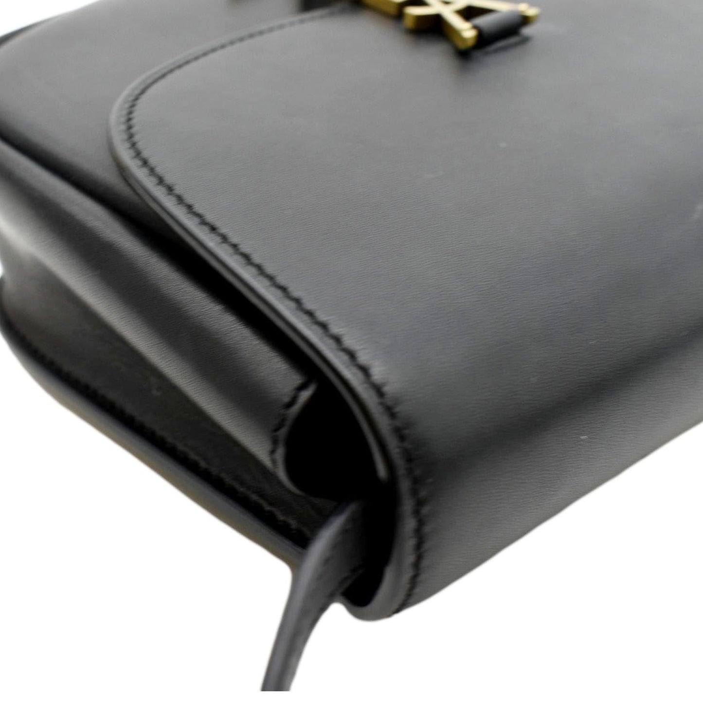 Saint Laurent Kaia Leather Black Crossbody