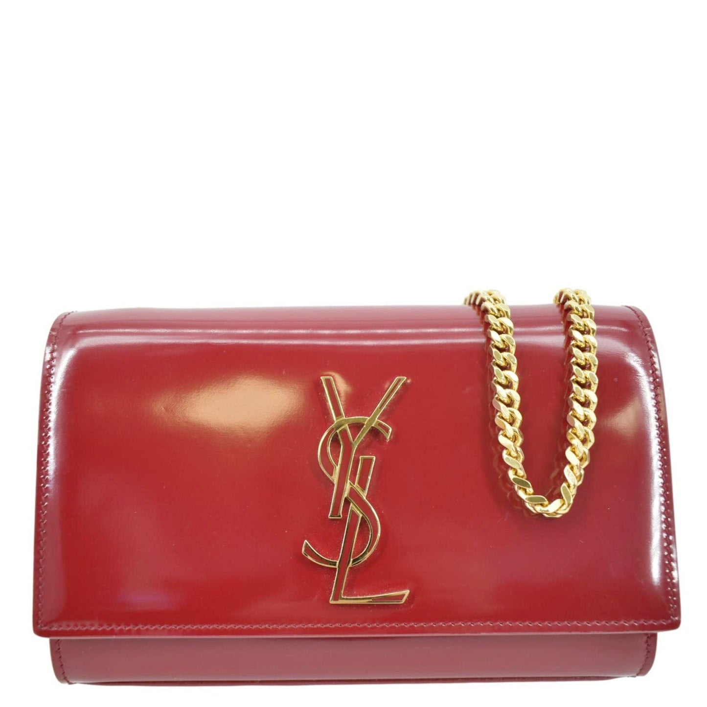 Saint Laurent Kate Leather Red Crossbody Style 8