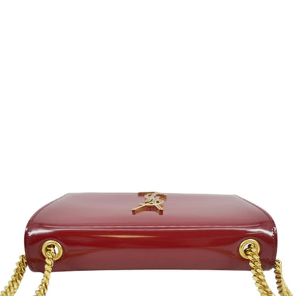 Saint Laurent Kate Leather Red Crossbody Style 8