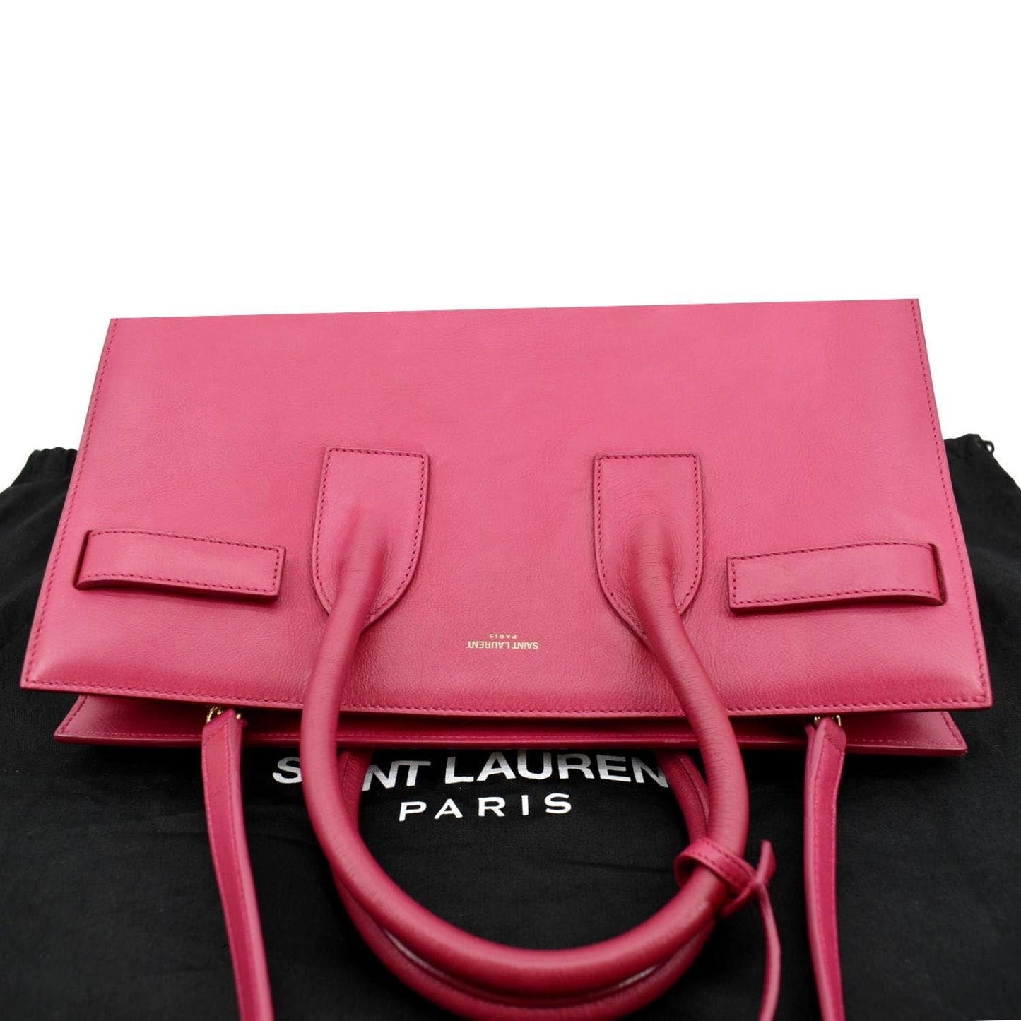 Saint Laurent Sac De Jour Leather Red Shoulder Bag Style 3