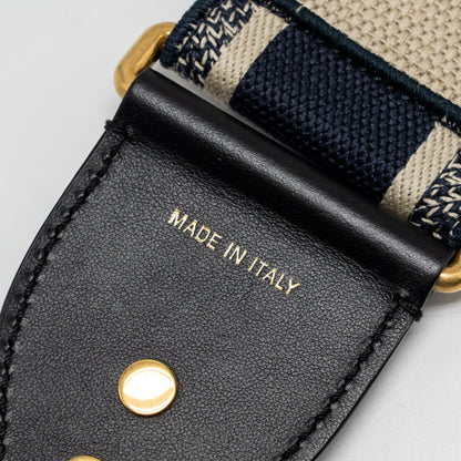 Dior shoulder strap oblique canvas blue