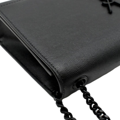 Saint Laurent Kate Leather Black Crossbody Style 17