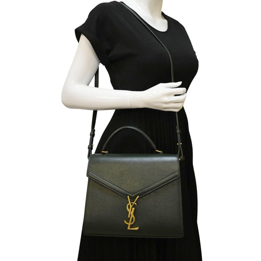 Saint Laurent Cassandra Leather Red Shoulder Bag Style 12