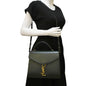 Saint Laurent Cassandra Leather Red Shoulder Bag Style 12