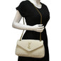 Saint Laurent Leather White Crossbody Leather