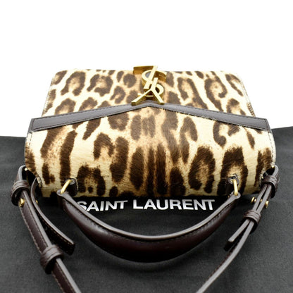 Saint Laurent Cassandra Canvas Red Shoulder Bag