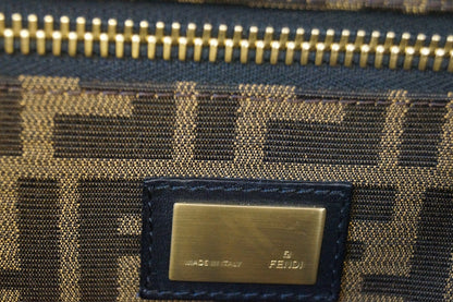 Fendi Peekaboo Leather Brown Handbag