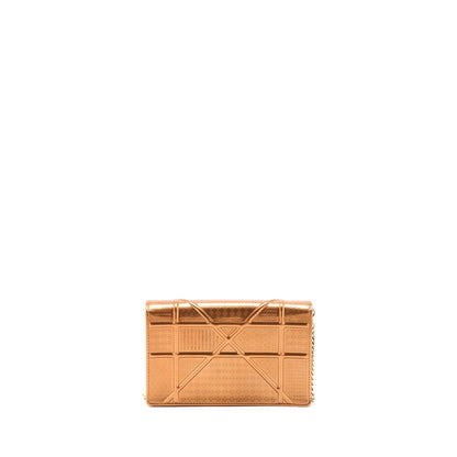 Dior Diorama Wallet on Chain Patent Metallic