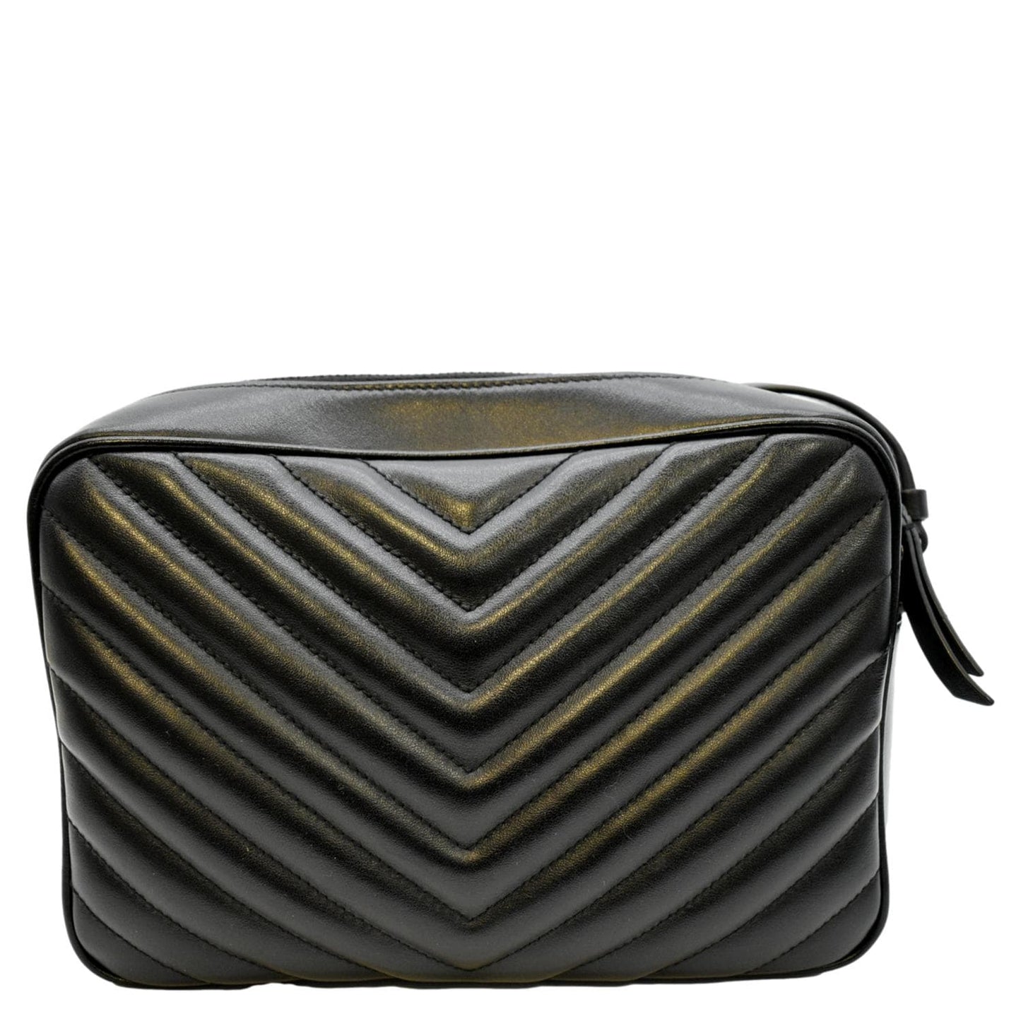 Saint Laurent Lou Leather Black Crossbody Style 23