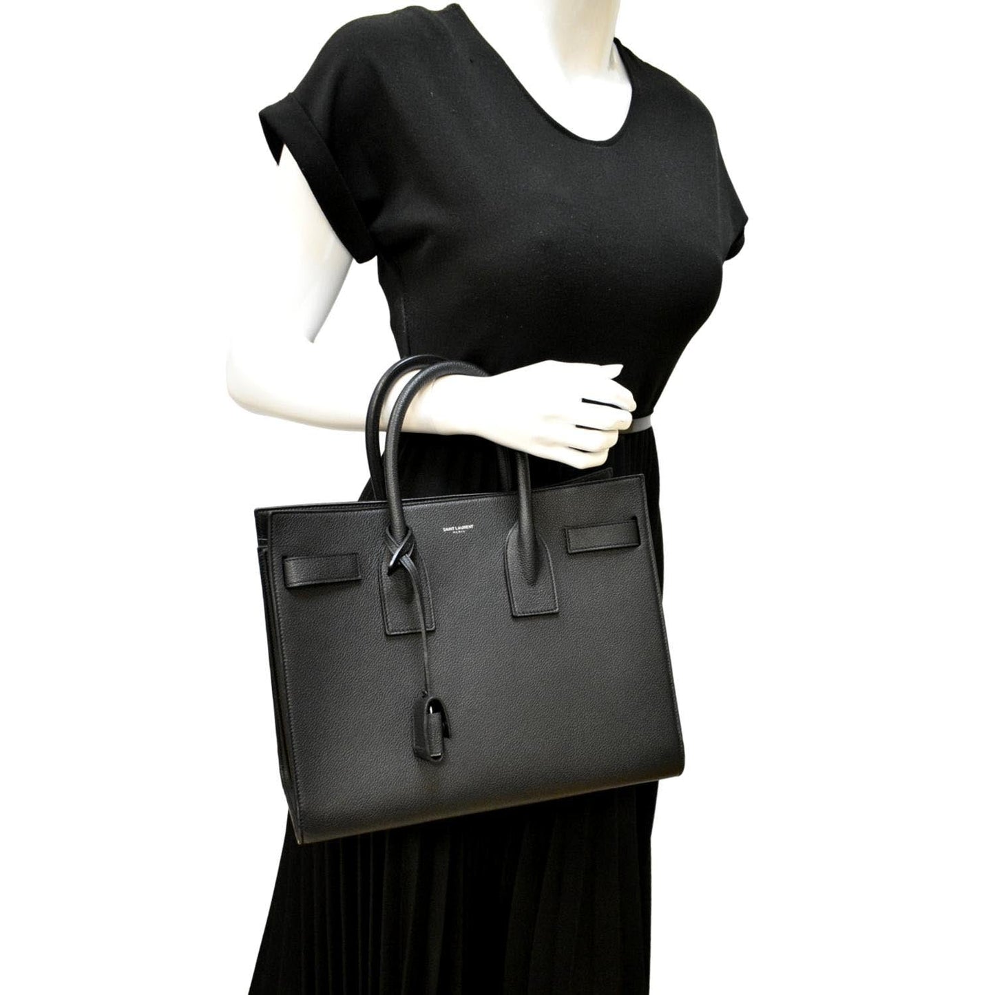 Saint Laurent Sac De Jour Leather Black Shoulder Bag Style 3
