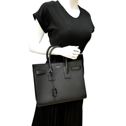 Saint Laurent Sac De Jour Leather Black Shoulder Bag Style 3