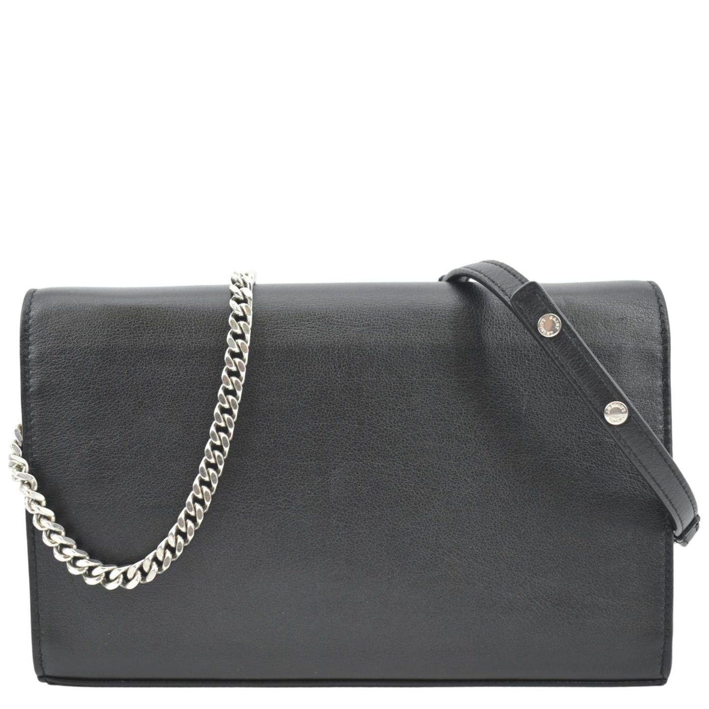 Saint Laurent Kate Leather Black Shoulder Bag Style 11