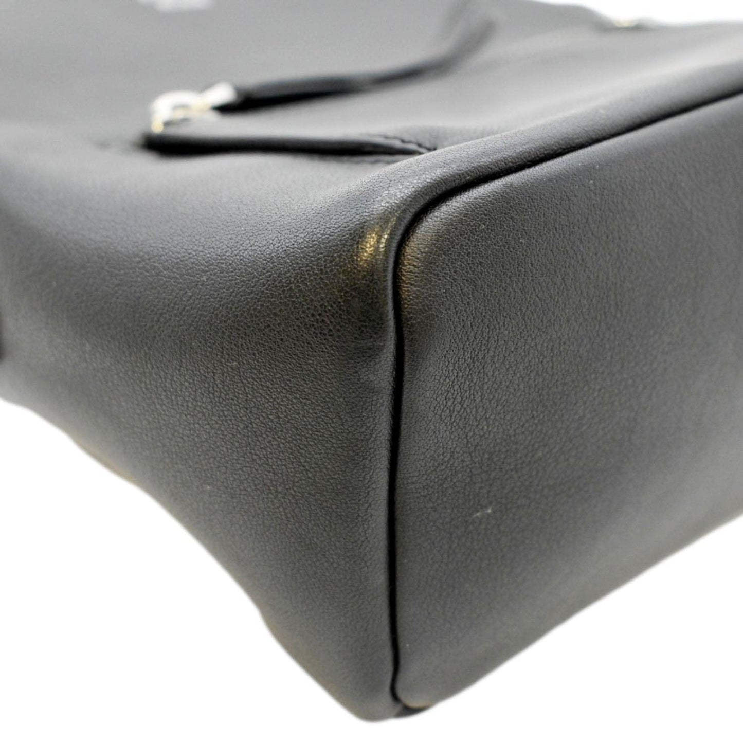 Fendi By The Way Leather Black Backpack