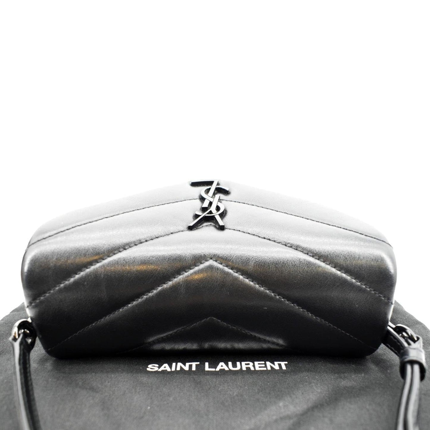 Saint Laurent Loulou Leather Black Crossbody Style 7