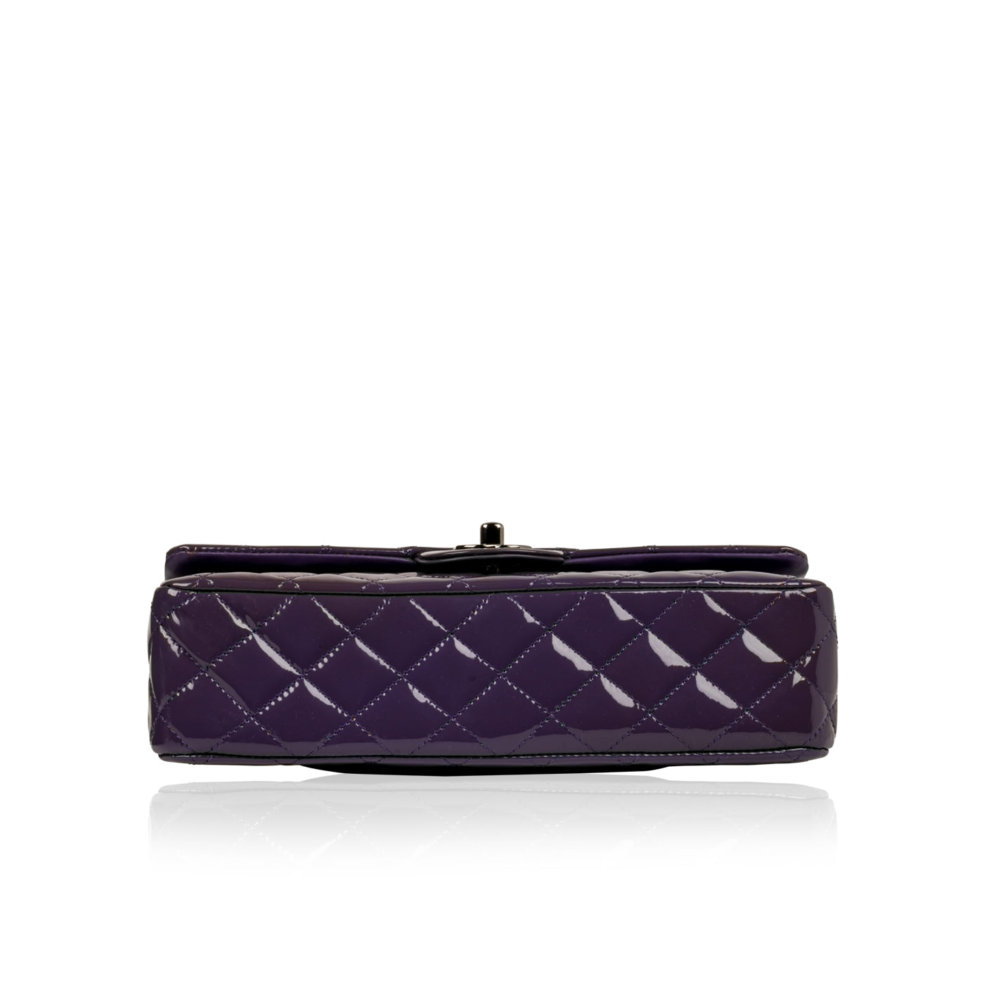 Chanel Classic Flap Patent Leather Black Shoulder Bag Style 7