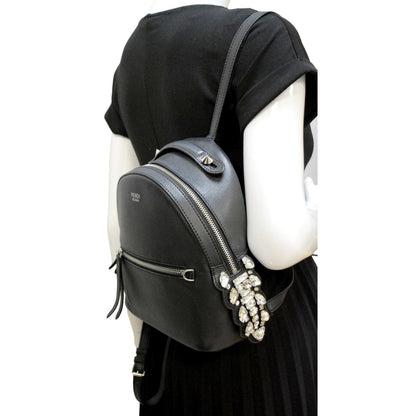 Fendi By The Way Leather Black Backpack