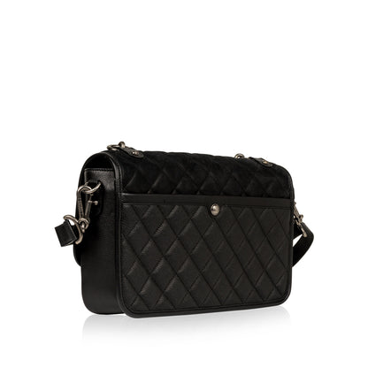 Chanel Caviar And Nubuck Messenger Bag