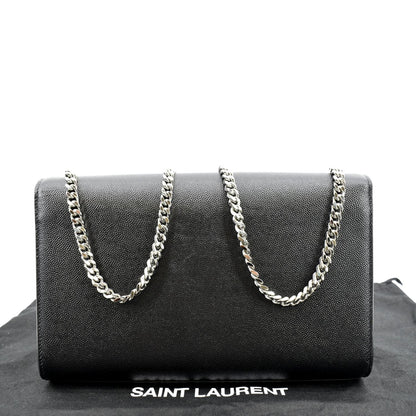 Saint Laurent Kate Leather Black Crossbody Style 16