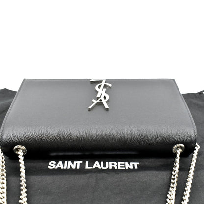 Saint Laurent Kate Leather Black Crossbody Style 16