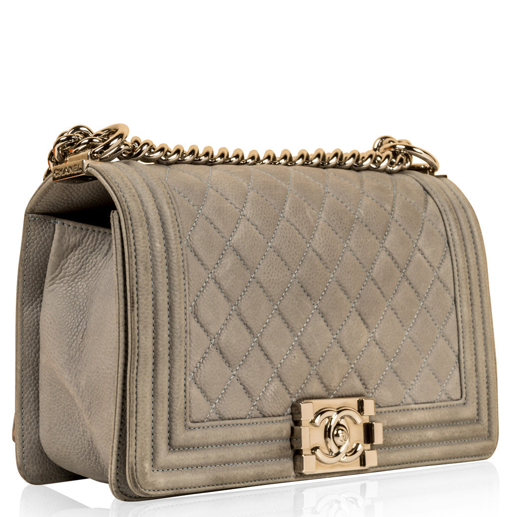 Chanel Boy Bag - Matte Caviar - Medium