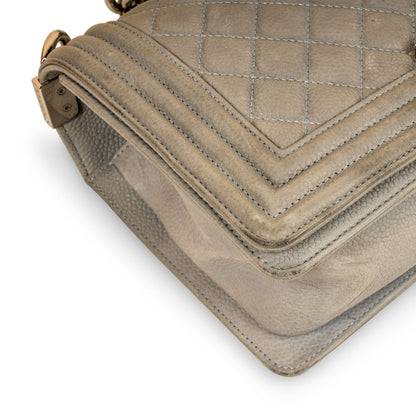 Chanel Boy Bag - Matte Caviar - Medium
