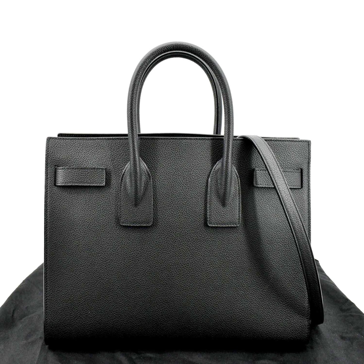 Saint Laurent Sac De Jour Leather Black Shoulder Bag Style 2