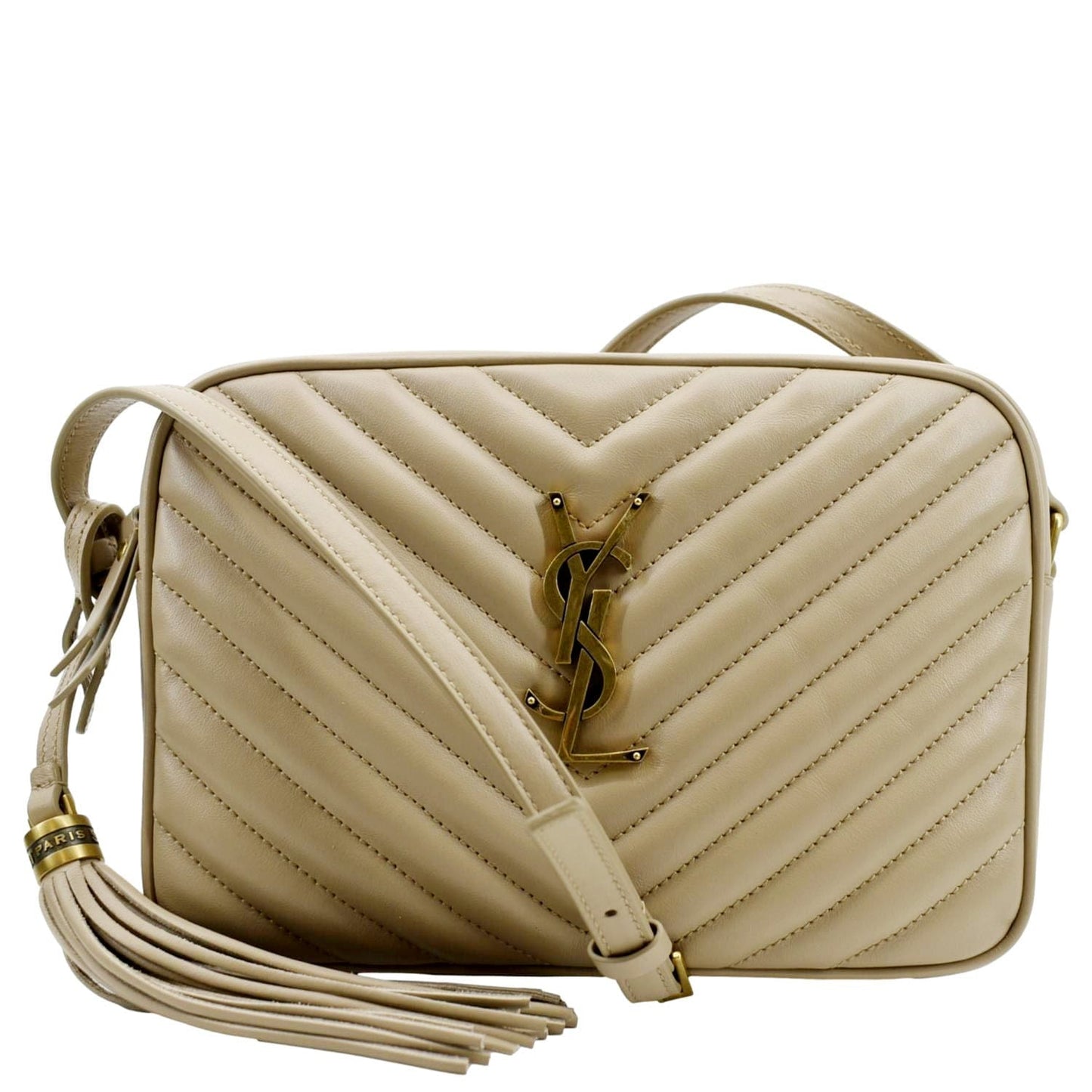 Saint Laurent Lou Leather Red Crossbody Style 7