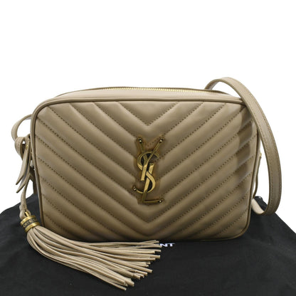 Saint Laurent Lou Leather Red Crossbody Style 7