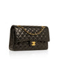 Chanel Classic Flap Lambskin Black Shoulder Bag Style 146