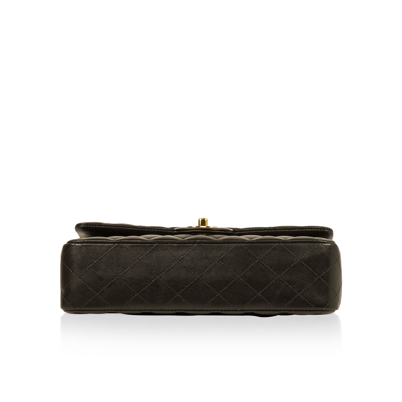 Chanel Classic Flap Lambskin Black Shoulder Bag Style 146