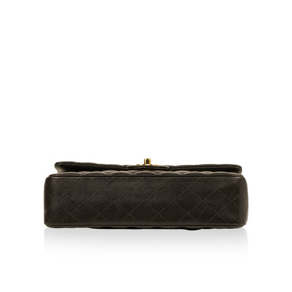 Chanel Classic Flap Lambskin Black Shoulder Bag Style 146
