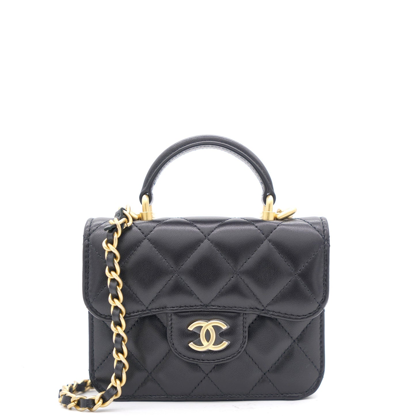 Chanel Classic Flap Quilted Leather Black Shoulder Bag Style