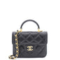 Chanel Classic Flap Quilted Leather Black Shoulder Bag Style