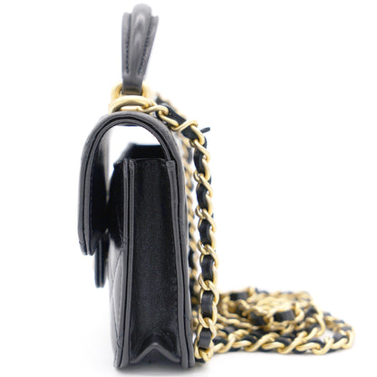 Chanel Classic Flap Quilted Leather Black Shoulder Bag Style