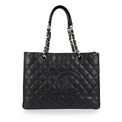Chanel Timeless Caviar Black Tote Bag Style 13