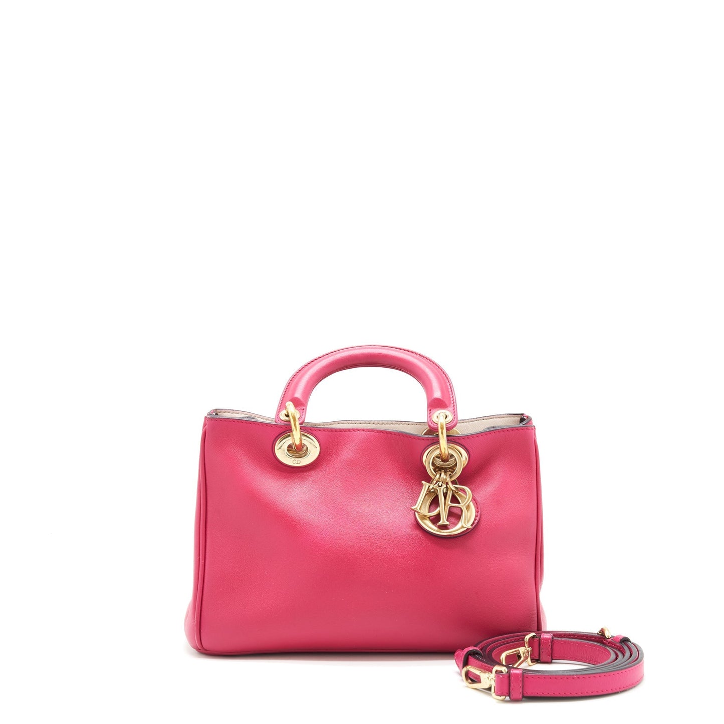 Dior Diorissimo Small Tote Purse Pink