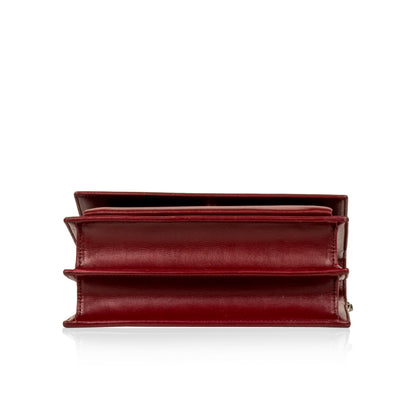 Saint Laurent Luxury Leather Red Handbag Style 23