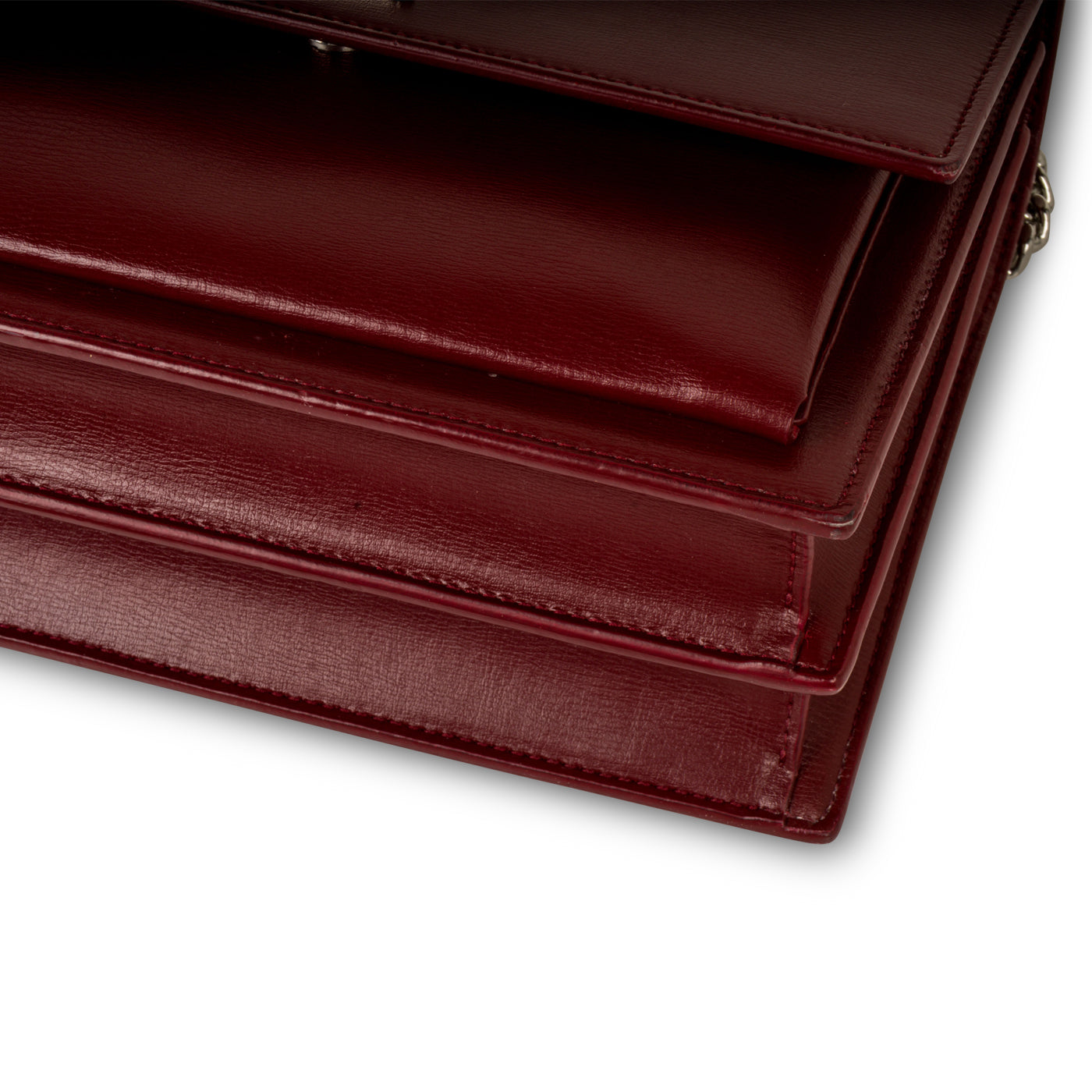 Saint Laurent Luxury Leather Red Handbag Style 23