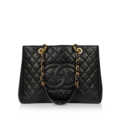 Chanel Timeless Caviar Black Tote Bag Style 11