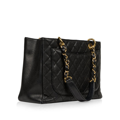 Chanel Timeless Caviar Black Tote Bag Style 11