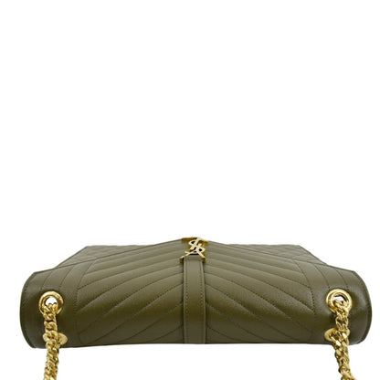 Saint Laurent Envelope Leather Red Shoulder Bag Style 11