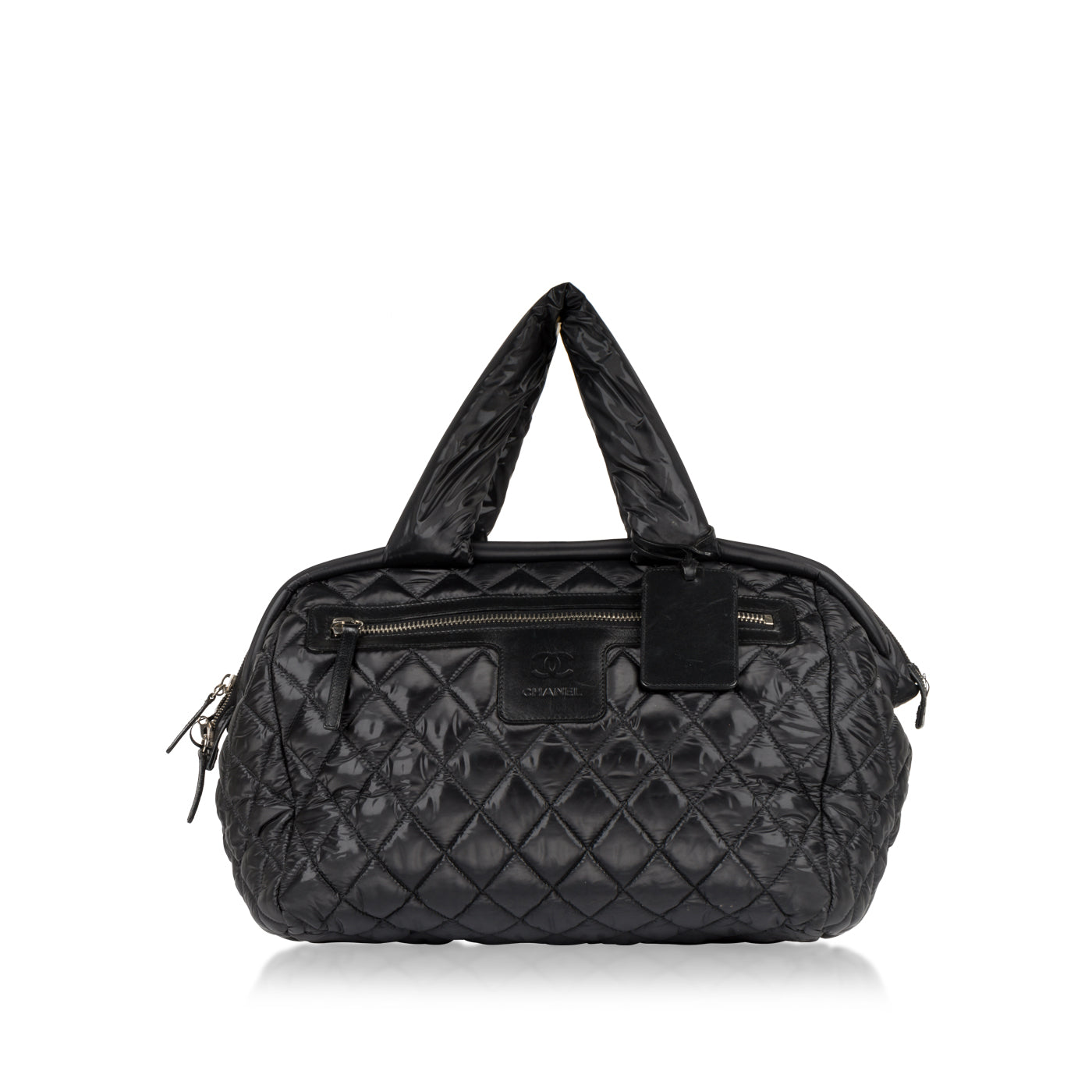 Chanel Shopping Tote Quilted Black Tote Bag Style 5