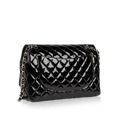 Chanel Classic Flap Lambskin Black Shoulder Bag Style 316