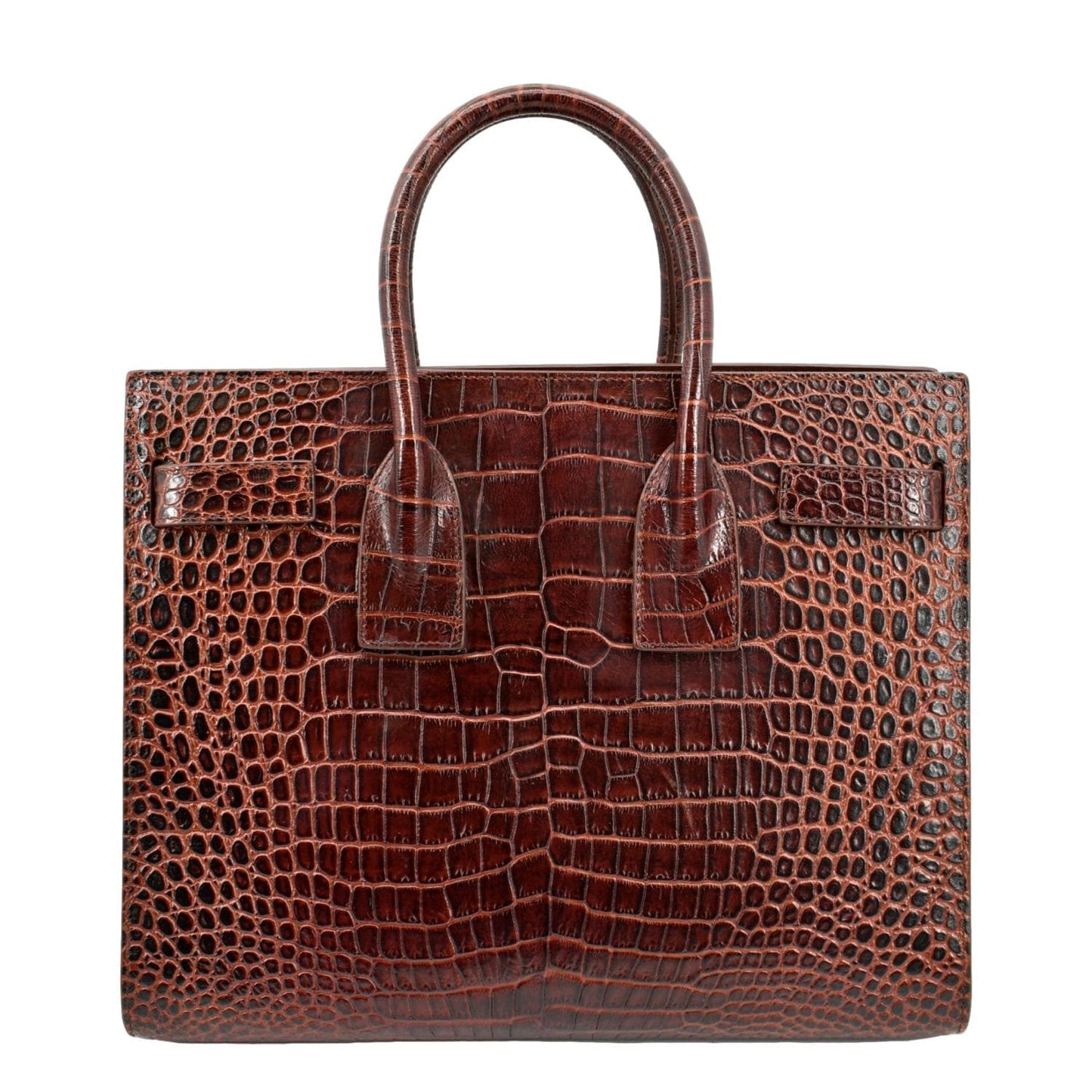 Saint Laurent Sac De Jour Leather Brown Handbag